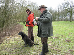 Artemis Jachttrainingen cursus jachthond dummy apport